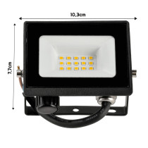 LED reflektor 10W - 2v1 - neutrálna biela