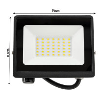 LED reflektor - 30W - neutrálna biela