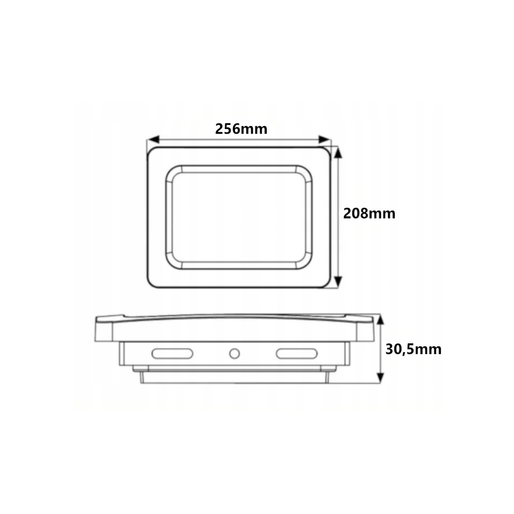 LED reflektor IVO-2 100W - neutrálna biela