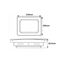 LED reflektor IVO-2 100W - studená biela