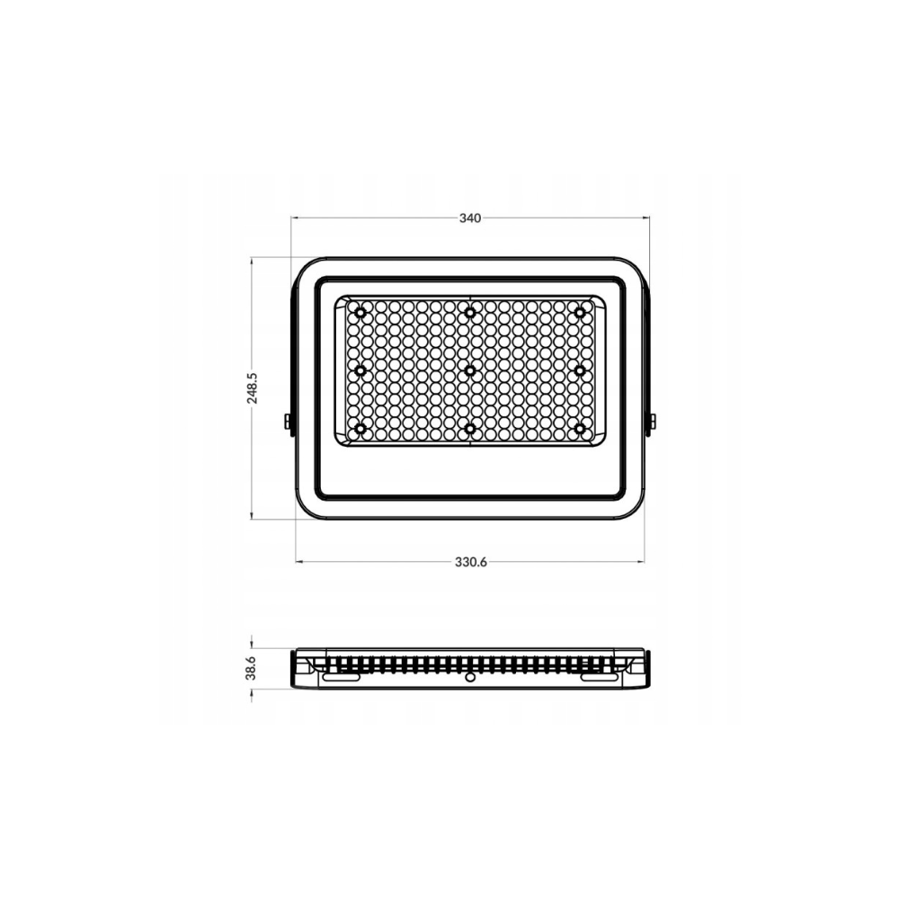 LED reflektor PREMIUM LINE - 150W - IP65 - neutrálna biela