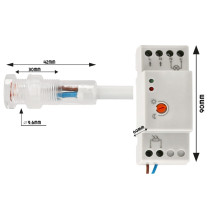 Súmrakový senzor s externou sondou IP65 3000W