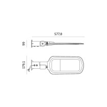 Pouličné LED svietidlo VESPA PRO 60W 4000K IP65 KOBI