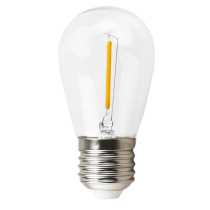 LED žiarovka filament - E27 - 1W - teplá biela