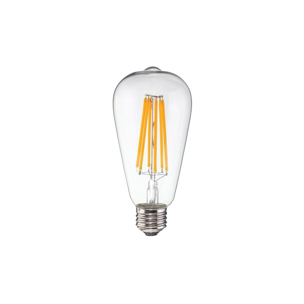 LED žiarovka E27 filament ST64 10W teplá biela