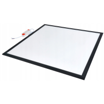 LED panel čierny 60 x 60cm - 50W - 4700Lm - neutrálna biela