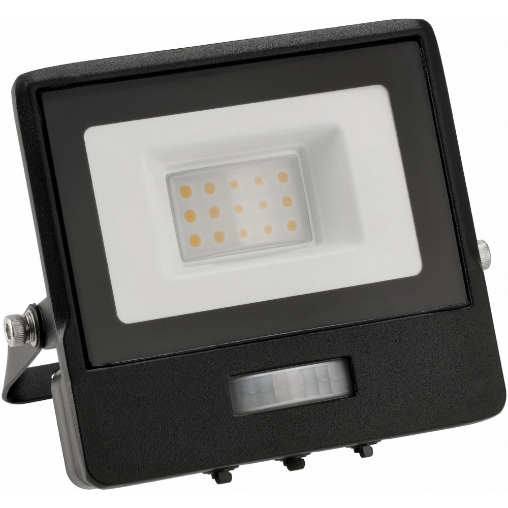 LED reflektor MASTER - 10W - IP65 - PIR - neutrálna biela