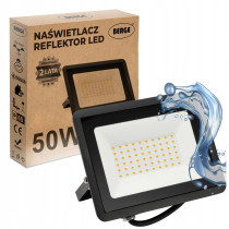 LED reflektor 50W IP65 studená biela