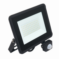 LED reflektor IVO so snímačom PIR - 50W - IP65 - 4250Lm - teplá biela - 3000K