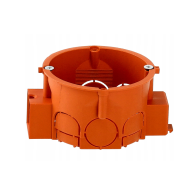 Elektroinštalačná krabica pod omietku 60x45 so skrutkami