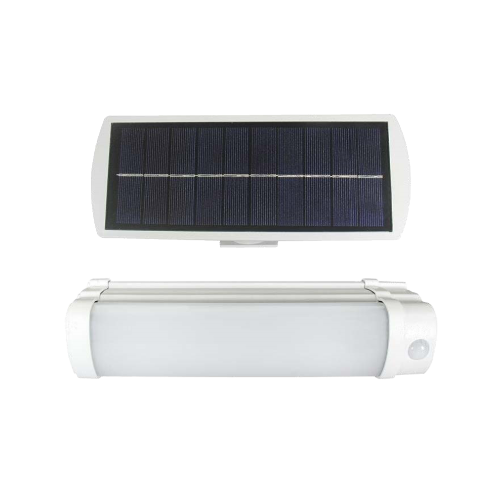 LUMAX - LED solárne svietidlo model LGS950 s pohybovým senzorom - 7W - 500lm - IP44 - Neutrálna biela / 4000°K