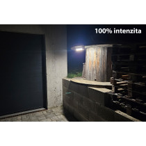 LUMAX - LED solárne svietidlo model LGS950 s pohybovým senzorom - 7W - 500lm - IP44 - Neutrálna biela / 4000°K