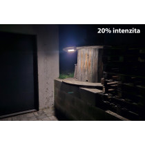 LUMAX - LED solárne svietidlo model LGS950 s pohybovým senzorom - 7W - 500lm - IP44 - Neutrálna biela / 4000°K