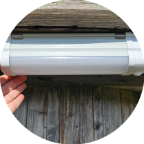 LUMAX - LED solárne svietidlo model LGS950 s pohybovým senzorom - 7W - 500lm - IP44 - Neutrálna biela / 4000°K