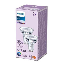 Sada 2x LED žiarovka GU10 s reflektorom 3,5W  35W 255lm 4000K Neutral PHILIPS