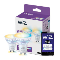 2x LED žiarovka GU10 4,7W  50W 2700-6500K 36° SMART WiFi WiZ