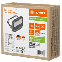 LED reflektor 17W 2400lm 4000K IP66 čierny LEDVANCE reflektor