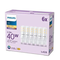 6x LED žiarovka G9 kapsula 3,7W  40W 470lm 2700K teplá PHILIPS