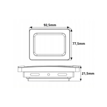 LED reflektor IVO-2 10W - teplá biela