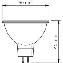 LED žiarovka MR16 7W  50W 660lm 4000K Neutrálna 36° PHILIPS CorePro