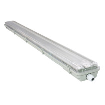 2x Svietidlo + 4x LED trubica - T8 - 120cm - 72W - neutrálna biela - SADA - ver2