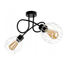 LED stropné svietidlo LOFT - 2xE27 - DRUCIAN WHITE gule