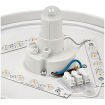 LED stropné svietidlo PIR - 12W - IP44 - neutrálna biela - senzor pohybu