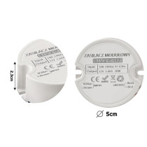 MASTER LED Napájací zdroj pre LED - do krabice - 1,66A - 20W - 12V - IP67