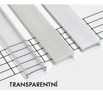 BERGE Transparentný difúzor KLIK pre profily A, B, C, 2m