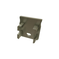 BERGE Krytka pre profil - Y - inox - s otvorom