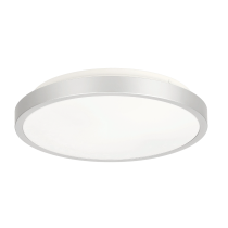 LED Plafond 2xE27 IP20 SEMO-R STRIEBORNÁ