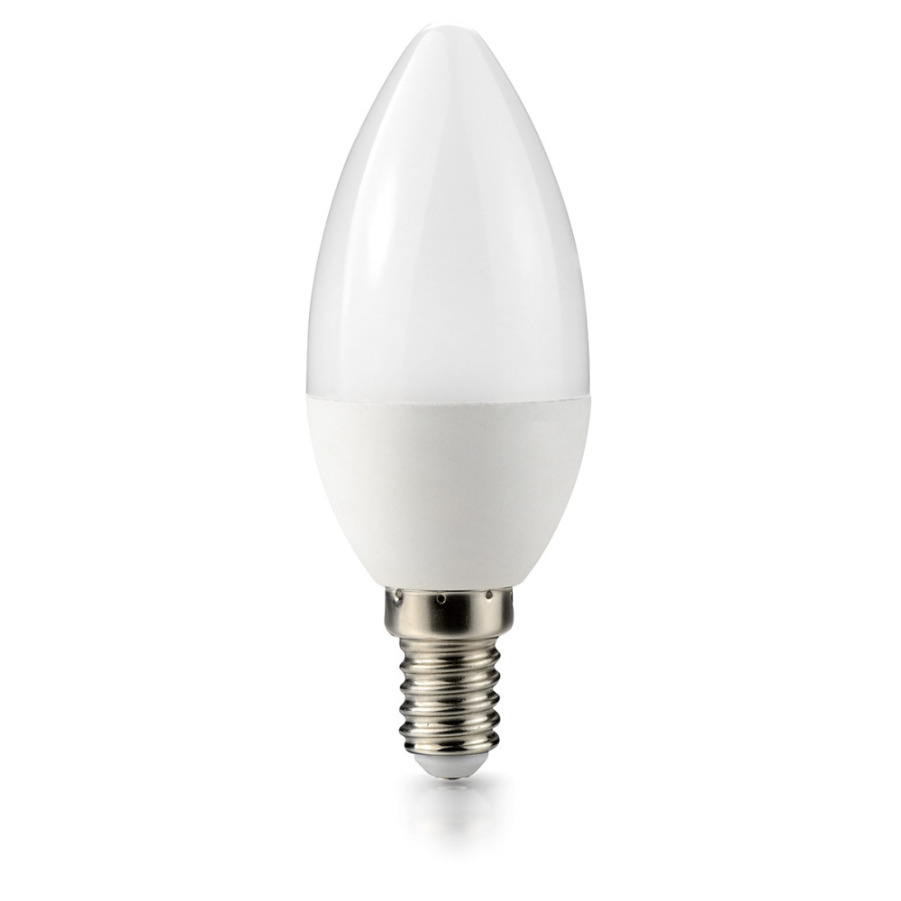 ecoPLANET - LED žiarovka - 10W - 880lm - 270° - 230V - Teplá Biela / 3000°K - E14 sviečka