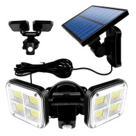 MILIO - Solárna LED COB lampa SONGO 16W - s pohybovým senzorom