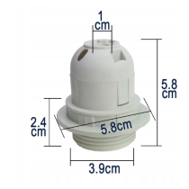 MILIO - Objímka typu E27 - 230V AC