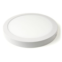 MILIO - LED panel KRUHOVÝ prisadený- 24W - 120° - 230V - IP20 - 300x35MM - Teplá biela / 3000°K - Biely