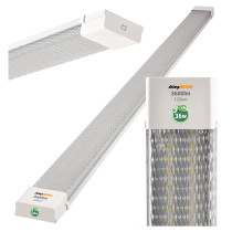 BERGE - Slim LED panel SATURN - 36W - 120cm - IP20 - 230V - studená biela / 6000°K - biely
