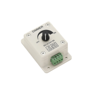 BERGE - Otočný stmievač DIMM-PWM-8A-12-24 V DC