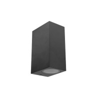 MASTER LED - Záhradné svietidlo LIDA DUO - 2xGU10 - Čierne