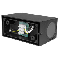 MASTER LED - Záhradné svietidlo LIDA DUO - 2xGU10 - Čierne