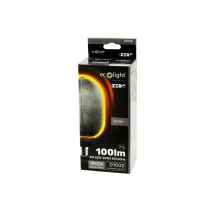 ECOLIGHT Dekoratívna LED žiarovka E27 4W 100lm O100 - rada ZERO