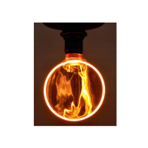 ECOLIGHT Dekoratívna LED žiarovka E27 4W 200lm G130 Amber Retro - rada ZERO