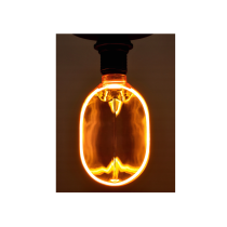 ECOLIGHT Dekoratívna LED žiarovka E27 4W 200lm O100 Amber Retro - rada ZERO