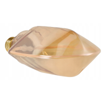 ECOLIGHT Dekoratívna LED žiarovka E27 4W 200lm O100 Amber Retro - rada ZERO