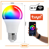 BERGE LED žiarovka E27 9W 806lm RGBW WiFi Tuya 220-240V