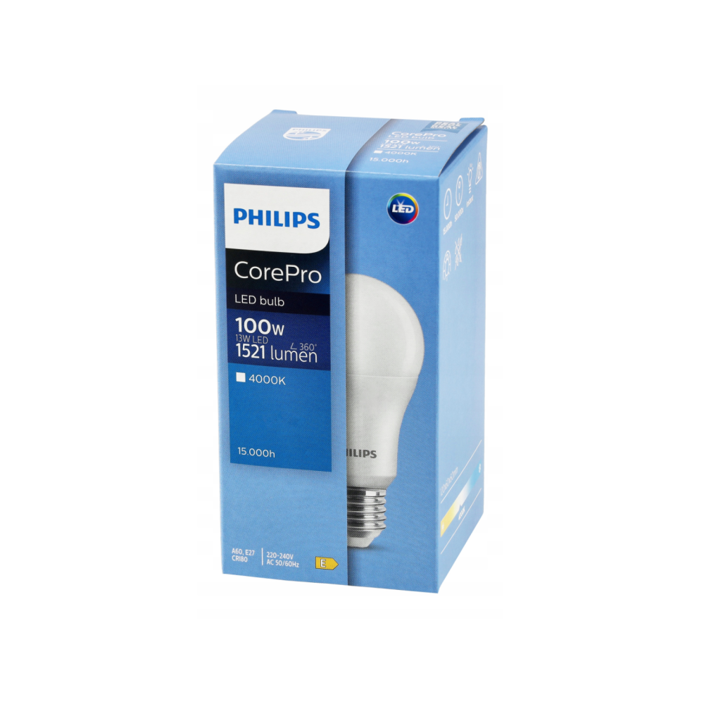 ECOLIGHT LED žiarovka MR16 12V 8W studená biela