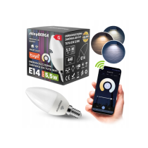 BERGE SMART E14 LED žiarovka 5,5W WW-NW-CW Wi-Fi TUYA CCT