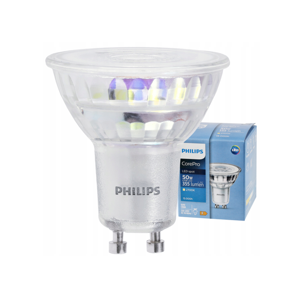 ECOLIGHT LED žiarovka MR16 12V 8W studená biela