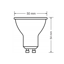 ECOLIGHT LED žiarovka MR16 12V 8W studená biela