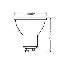 ECOLIGHT LED žiarovka MR16 12V 8W studená biela