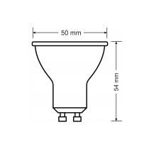 ECOLIGHT LED žiarovka MR16 12V 8W studená biela